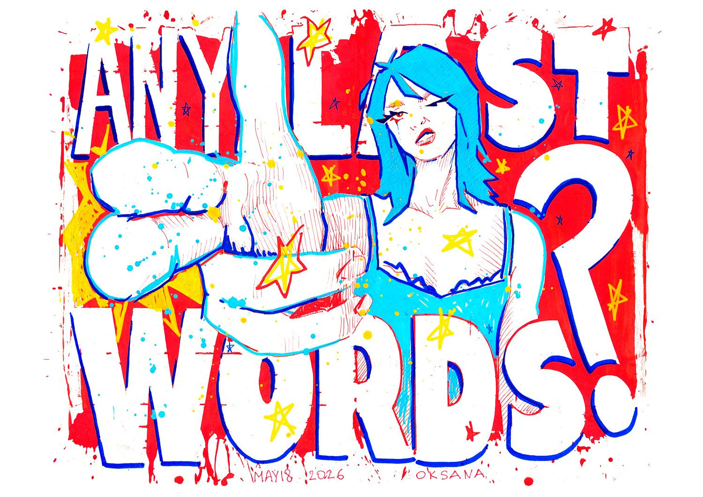 Any Last Words? POSTER | 1st edition